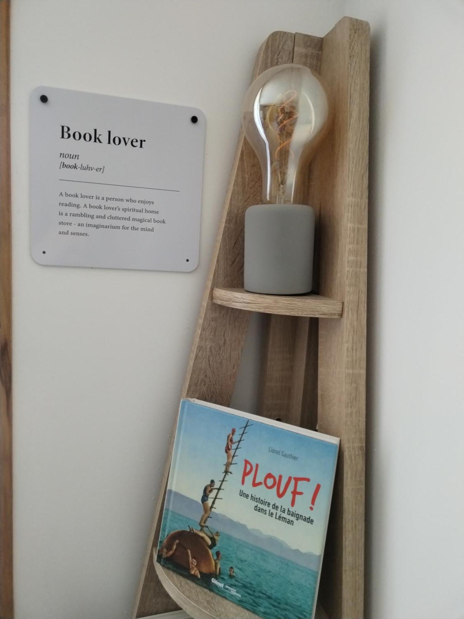 Le Nid Du Chat Noir - Maison Alveole Bed And Books Sciez Zewnętrze zdjęcie
